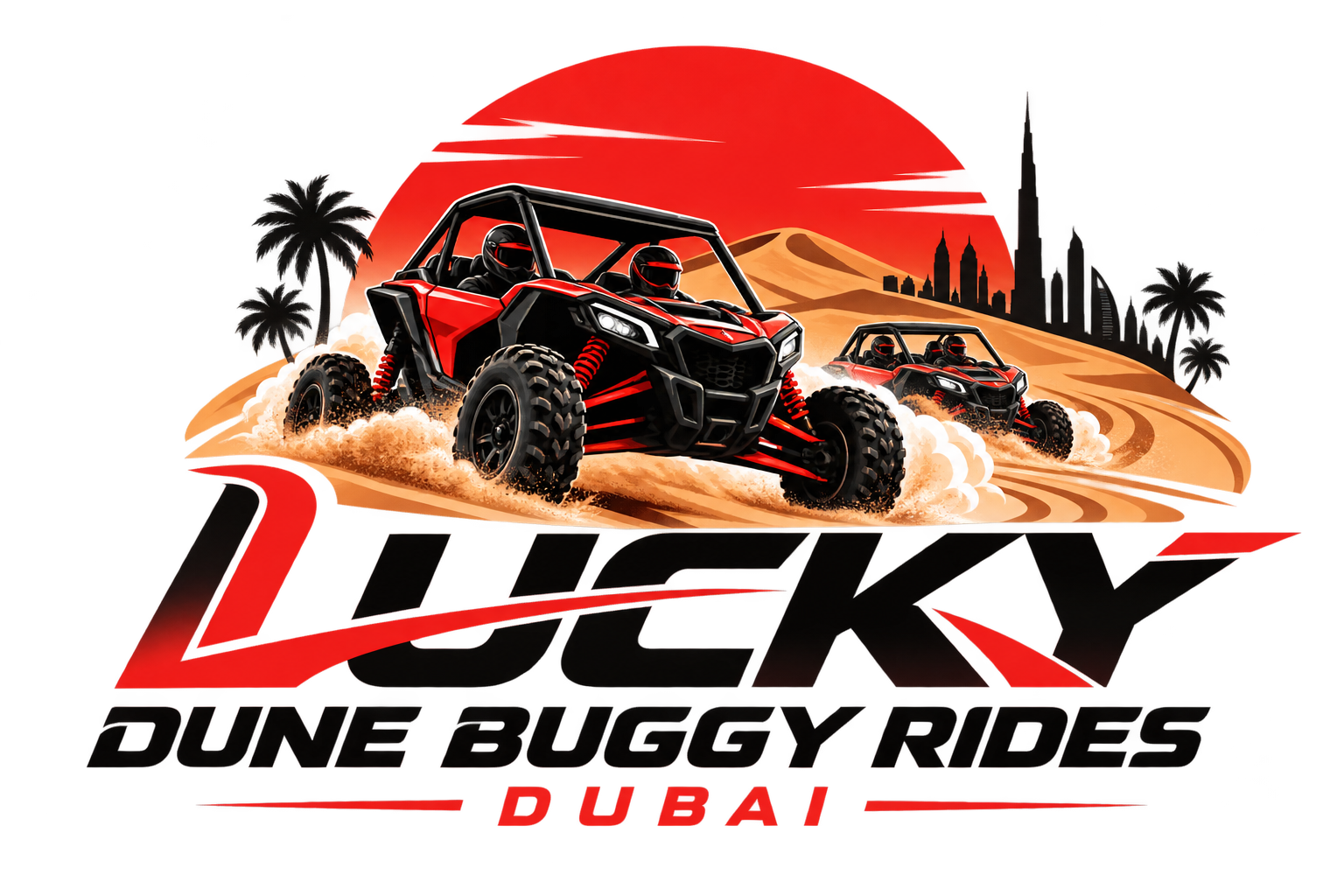 Lucky Dubai Dune Buggy Rides Logo
